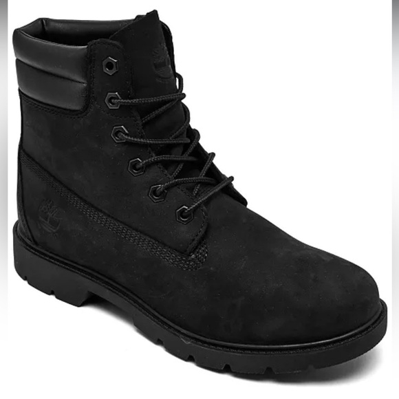 Timberland Shoes - Timberland Linden Woods 6in Lace Up Waterproof Black Boots SIZE 7